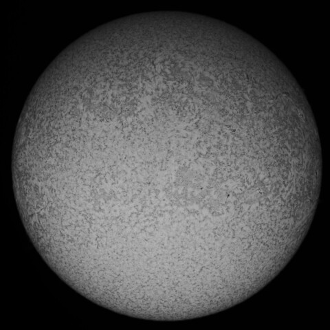 3/22朝の太陽(Hα少し長波長側)