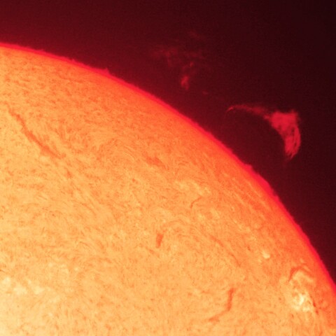 3/25朝の太陽(プロミネンス)