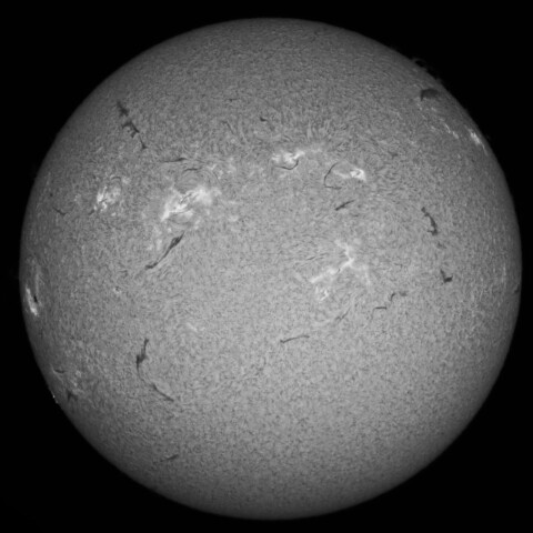 3/29朝の太陽(Hα中心付近)