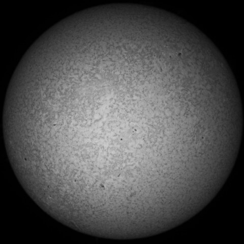 4/26朝の太陽(Hα少し長波長側)