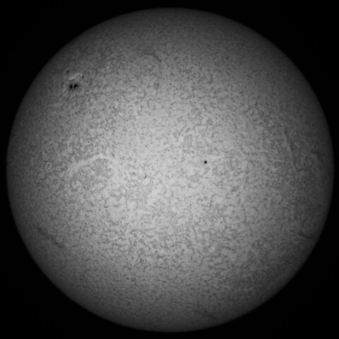 5/1昼の太陽(Hα少し長波長側)