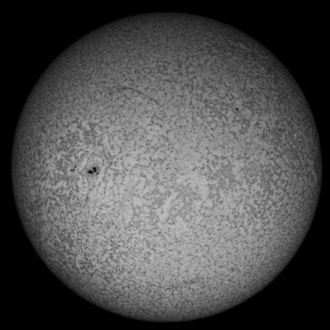 5/3朝の太陽(Hα少し長波長側)