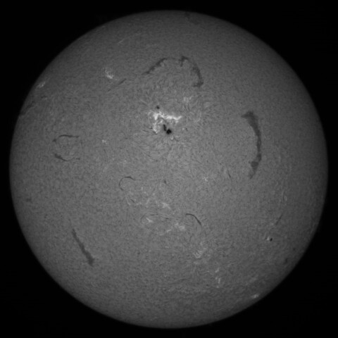 5/4昼の太陽(Hα中心付近)