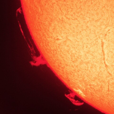 5/8朝の太陽(プロミネンス)