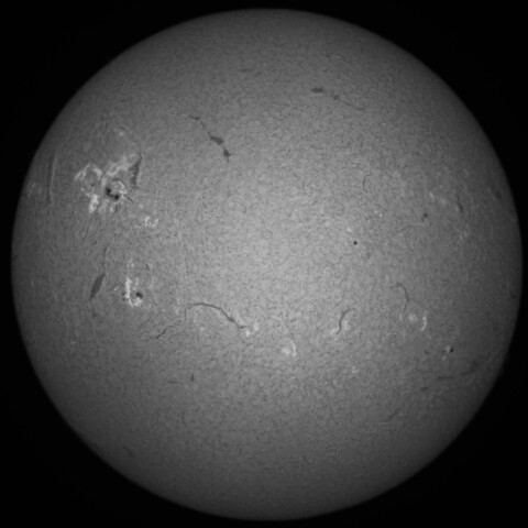 5/29朝の太陽(Hα中心付近)