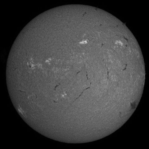 7/12午後の太陽(Hα中心付近)