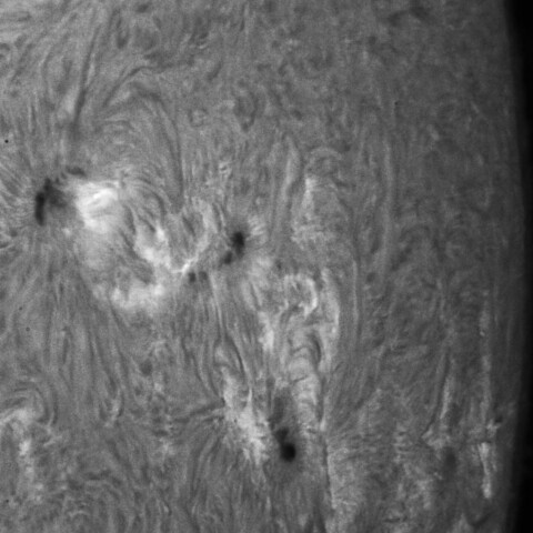 7/20朝の太陽(4143～4139付近)