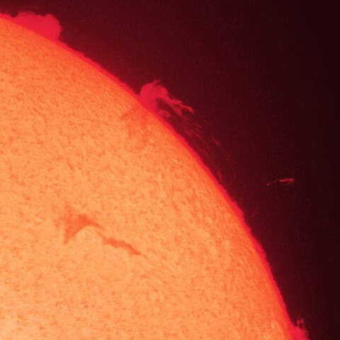 8/19昼の太陽(プロミネンス３)