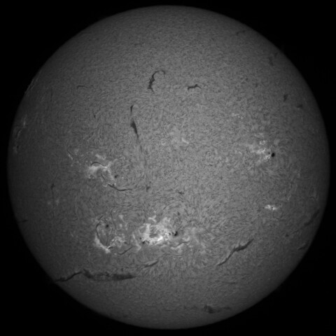 8/30朝の太陽(Hα中心付近)