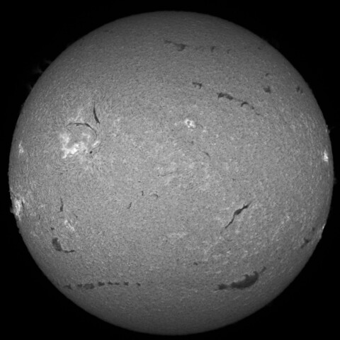 9/15日中の太陽(Hα中心付近)