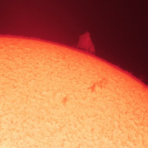 9/24昼の太陽(プロミネンス)