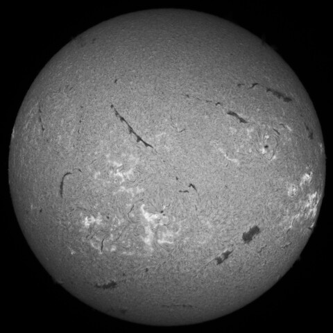 9/26昼の太陽(Hα中心付近)