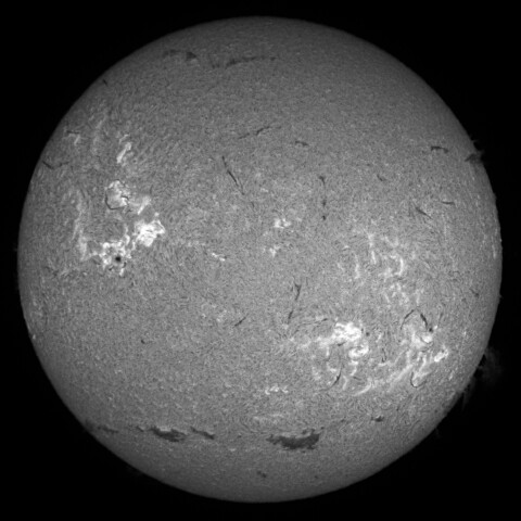 9/30朝の太陽(Hα中心付近)