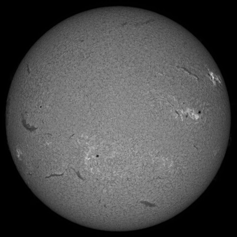 10/17昼の太陽(Hα中心付近)