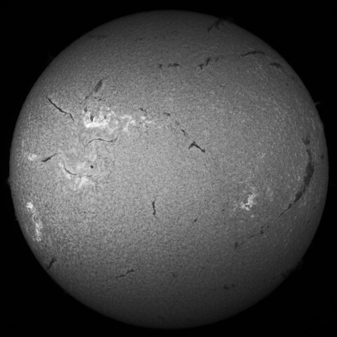 11/7昼の太陽(Hα中心付近)