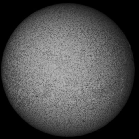 11/16朝の太陽(Hα少し長波長側)