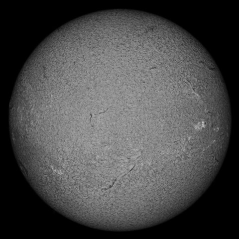 11/20昼の太陽(Hα中心付近)