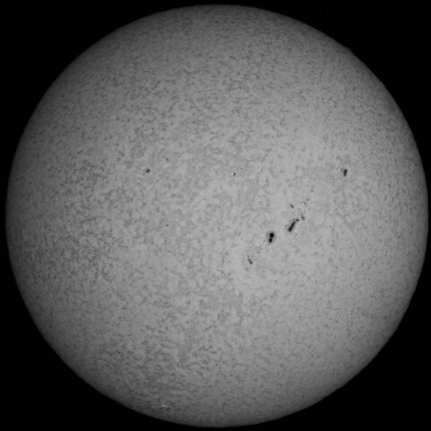 12/7朝の太陽(SM60フィルター圧力調整改造テスト・+0.6Å付近)