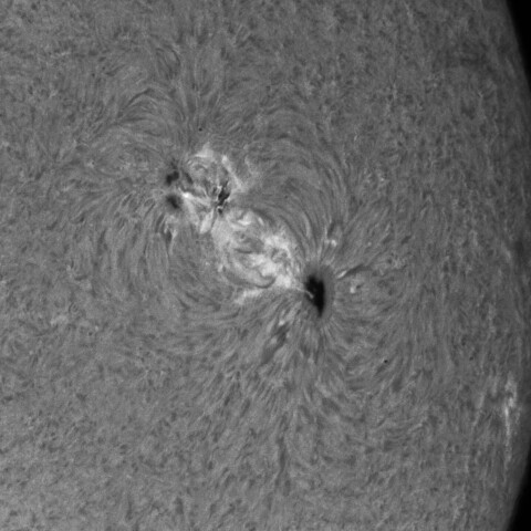 2/7日中の太陽(4366付近)
