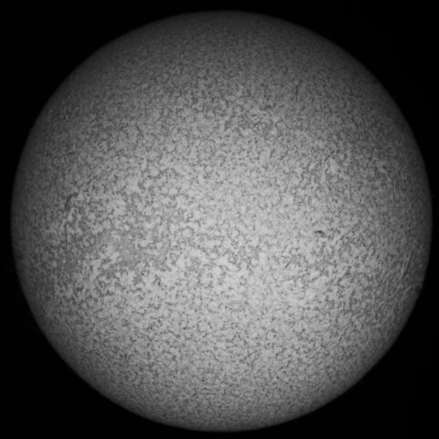 2/22朝の太陽(Hα少し長波長側)