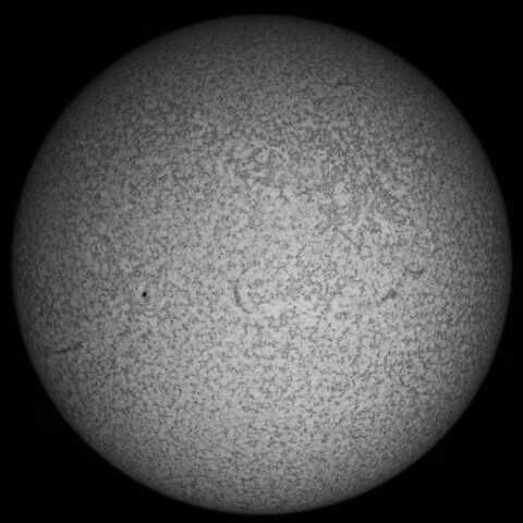 3/16朝の太陽(Hα少し長波長側)