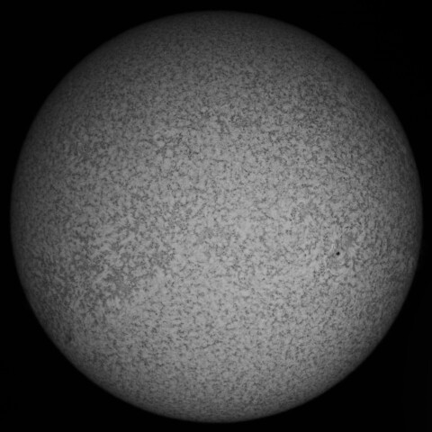 3/21朝の太陽(Hα少し長波長側)