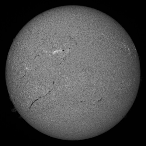 4/18午後の太陽(Hα中心付近)