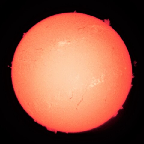 2月27日朝の太陽