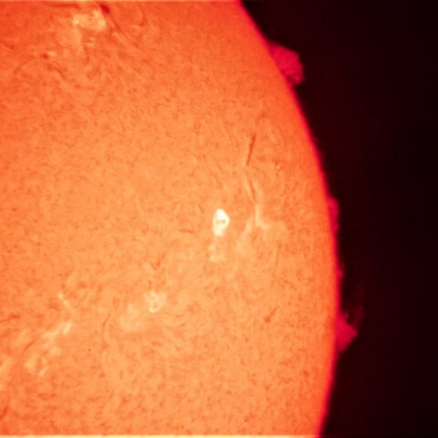 4/22の朝一プチフレア(3279付近)