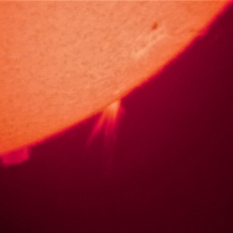 プロミネンスの噴出(6/18)