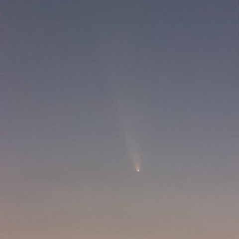 紫金山アトラス彗星が大きく綺麗に見えた