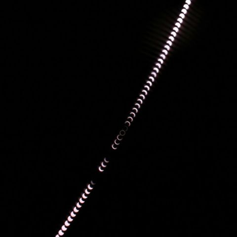 金環日食の経過