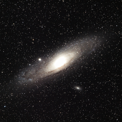 アンドロメダ銀河(望遠鏡レンズver.)