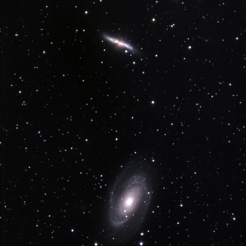 ボーデの銀河と葉巻銀河