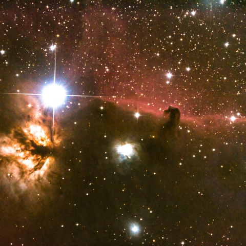 馬頭星雲&燃える木星雲