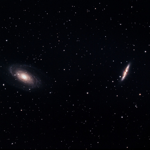 ボーデ銀河と葉巻銀河