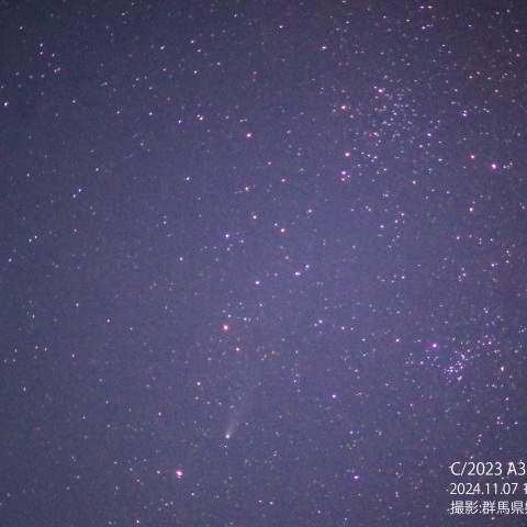 11月7日「紫金山アトラス彗星」