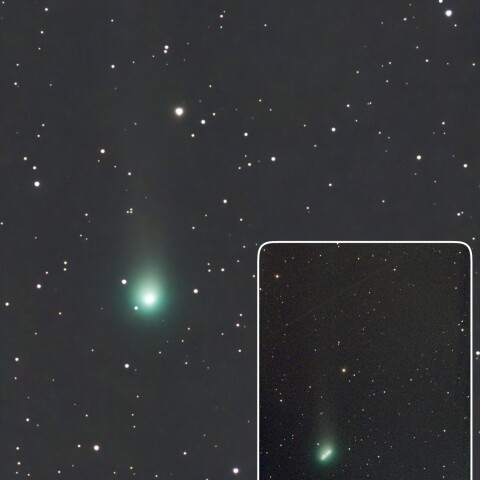 SeestarS50で撮影したレモン彗星