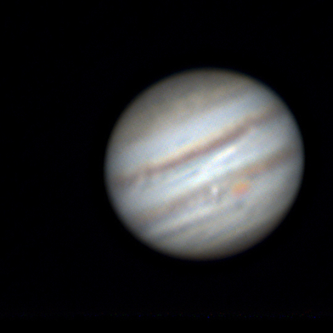 木星と衛星イオ（2023.11.04）