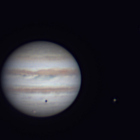 木星とガリレオ衛星（2024.1.28）