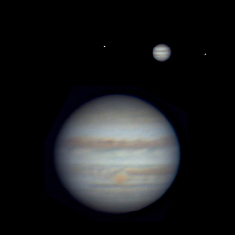 木星とガリレオ衛星（2024.3.8）
