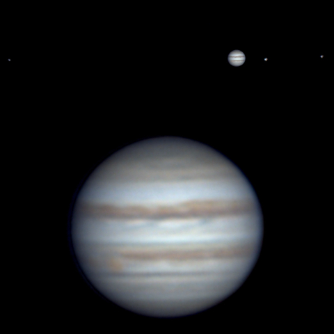 木星とガリレオ衛星（2024.3.22）