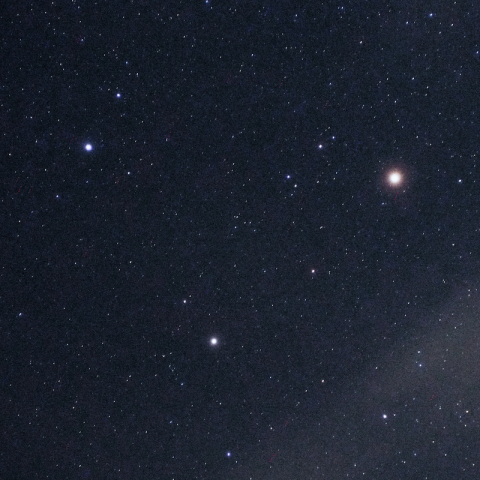 火星、カストル、ポルックス（2025.2.4）