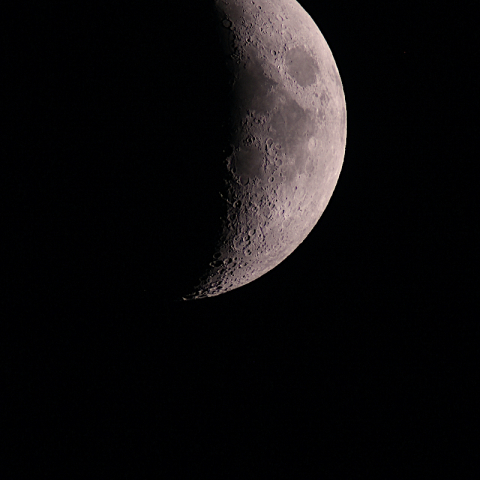 月齢5.4の月に火星が大接近（2025.6.1）