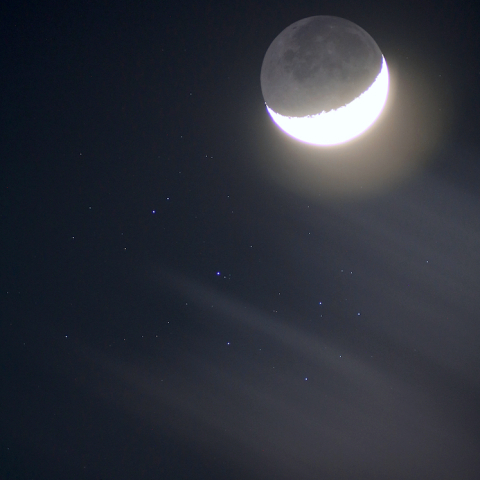 月齢4.35 & M45（2026.3.23）