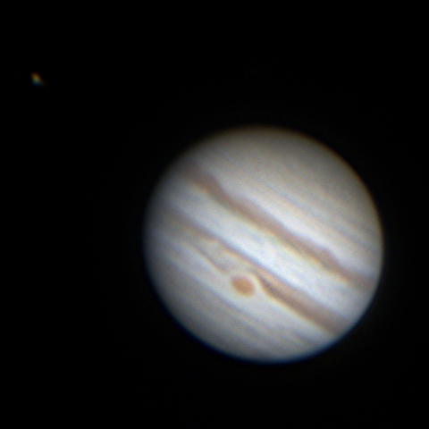 木星と衛星イオ（2026.4.14）