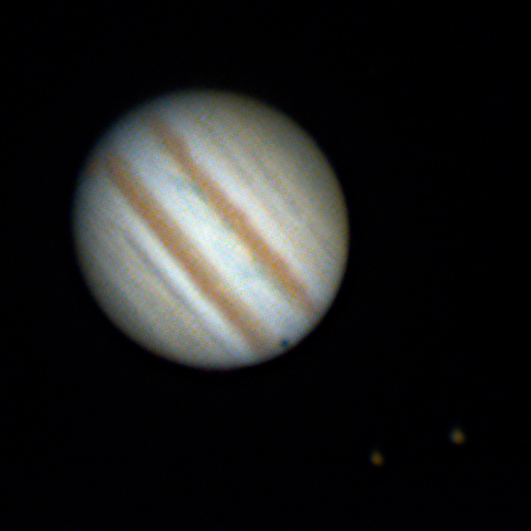 木星、衛星イオ、衛星ガニメデ（2026.4.13）