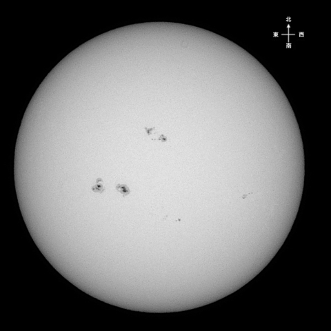 太陽黒点（2026.6.29）