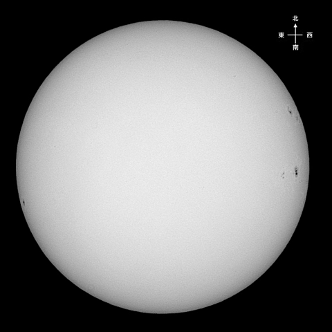 太陽黒点（2026.7.5）