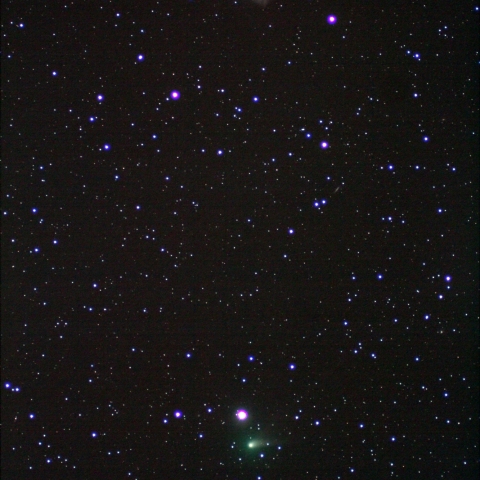 パンスターズ彗星とM51